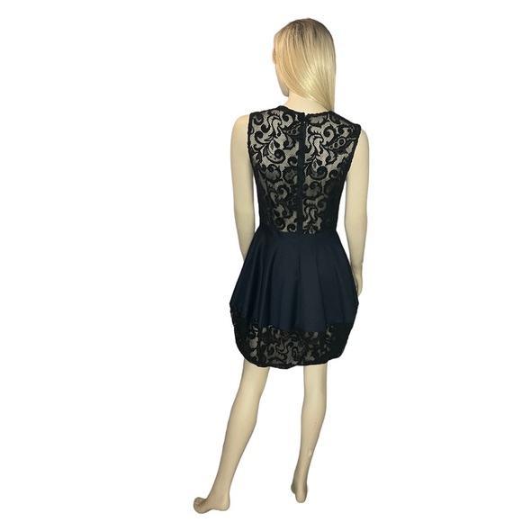 Opening Ceremony Black Lace Back Mini Dress - Picture 4 of 8